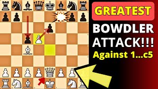 🔴 No Sicilian Player Likes this Deadly Bowdler Attack [upl. by Lesab]