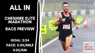 CHESHIRE ELITE MARATHON RACE PREVIEW amp STRATEGY KIT COURSE STREAMING TRACKING AND MORE [upl. by Donegan737]