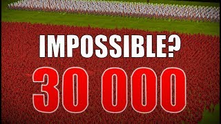 30000 ARCHERS vs 1000 WINGED HUSSAR  IMPOSSIBLE  Cossacks 3 [upl. by Kcirddes]