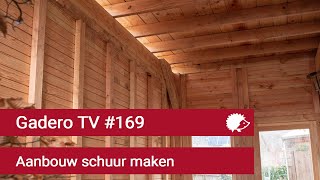 169 Aanbouw schuur maken [upl. by Enovaj]