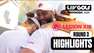 TEAM WINNER HIGHLIGHTS Legion XIII victorious in debut  LIV Golf Mayakoba [upl. by Talyah]