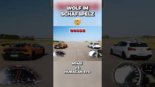 BMW Fahrer zerstört Lambo Fahrer 😱 Drag Race [upl. by Saied]