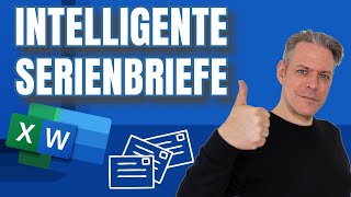 Intelligente Serienbriefe mit Regeln für Anrede erstellen lernsnacks [upl. by Camarata]