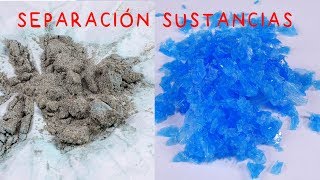 Separación de Sustancias Filtrado y Cristalización Proyecto de Ciencias [upl. by Ylnevaeh486]