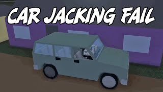 CAR JACKING FAIL  NOOB LOGS ON ME  Apocalypse Rising Roblox [upl. by Selrhc]