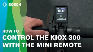 How To  How to control the Kiox 300 with the Mini Remote [upl. by Nolubez561]