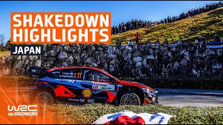 Shakedown Highlights  WRC FORUM8 Rally Japan 2023 [upl. by Refennej388]