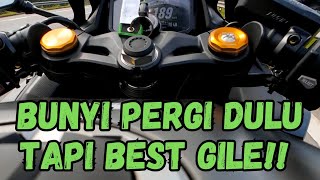 Bunyi Pegi Dulu Tapi Sedap  Modenas Kawasaki Ninja ZX25R Malaysia Top Speed [upl. by Eppie]