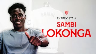 La primera entrevista de Sambi Lokonga como sevillista [upl. by Asset]