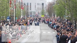 Borgertoget på Jessheim 17 Mai 2017 [upl. by Anawik462]