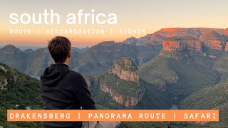 TRAVEL GUIDE South Africa  Road trip Drakensberg Panorama Route Kruger with Safari 4K [upl. by Preiser529]