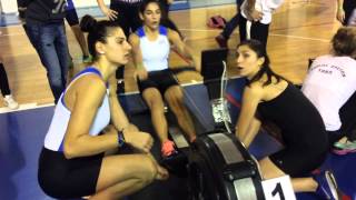 C2 Indoor Rowing Hellas 2014  Womens relay 4000m [upl. by Ide]