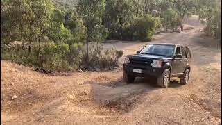 Discovery 3 off road at Lerderderg 4WD park testing the traction control [upl. by Lleruj]