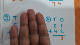 2 digit addition  adding two digit numbers  addition using mind and fingers [upl. by Arvie]