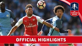 Arsenal 21 Man City  Emirates FA Cup 201617 SemiFinal  Official Highlights [upl. by Cissiee]