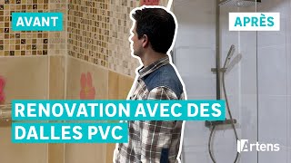 🛠 TUTO  Comment poser du lambris PVC Artens dans une salle de bain [upl. by Anitroc933]