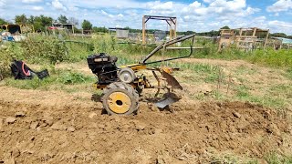 tractor plow diesel motor Lombardini 6LD360 made in Italy [upl. by Faxun]