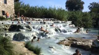 Saturnia Thermal Springs  Terme di Saturnia Maremma Tuscany [upl. by Salomie922]