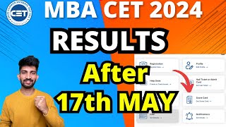 MBA CET Result after 17th May  MBA CET Results 2024 [upl. by Iru]