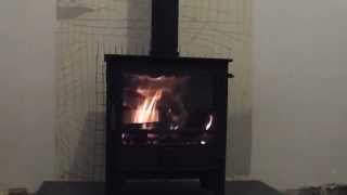 Dean forge Dartmoor 5W DEFRA approved multi fuel stove [upl. by Navonoj]