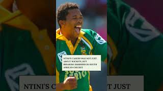 Did you know Makhaya Ntini was the first black cricketer ntini southafrica cricketfacts [upl. by Enovaj]