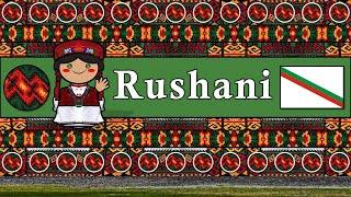 RUSHANI LANGUAGE [upl. by Ynohtnacram528]