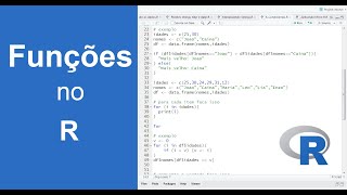 Funções na linguagem R Curso para iniciantes  Aula 17 [upl. by Namzaj]
