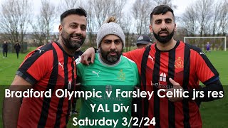 Match highlights Bradford Olympic v Farsley Celtic juniors res [upl. by Gawain125]