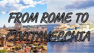 How to Get from Rome Airport FCO to Civitavecchia Cruise Ship Port under 20€ Cheap amp Easy [upl. by Nedda]