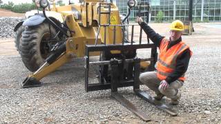 CAT Compacts  Telehandler walkaround from Britcom International [upl. by Ahsemik308]