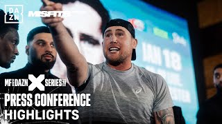 Press Conference Highlights  Tommy Fury vs Darren Till MF amp DAZN X Series 20 [upl. by Elamor]