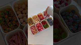 ASMR SNACK BOX RESTOCK restock candy snacks snackbox asmr kitchen restocking [upl. by Marion]