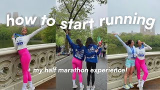 HOW TO START RUNNING  HALF MARATHON TRAINING FOR BEGINNERS  MY BIGGEST RUNNING TIPS [upl. by Rehpotsrhc]