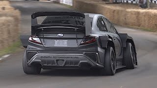 The 670hp9500rpm 2024 Subaru WRX ‘Project Midnight’ Time Attack MONSTER at Goodwood FoS [upl. by Knick]