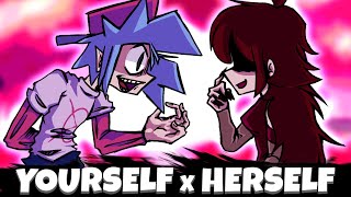 YOURSELF x HERSELF  IMMUTABLE BOY VS Friday Night Funkin  FANMADE Sprites FNF MOD [upl. by Oshinski]