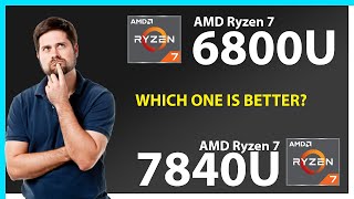 AMD Ryzen 7 6800U vs AMD Ryzen 7 7840U Technical Comparison [upl. by Tung]