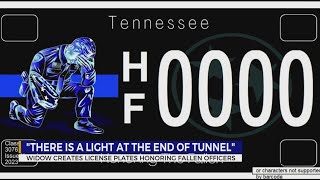 Tennessee license plates to honor fallen officers officially launch [upl. by Akimaj]