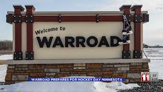 Warroad is prepped for Hockey Day Minnesota January 23 [upl. by Mohorva]