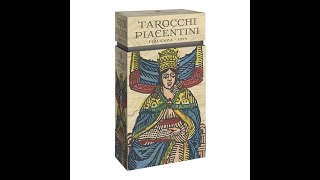 Tarocchi Piacentini Lo Scarabeo PIacenza 1875 tarot philological reproction Anima Antiqua 78 cards [upl. by Capwell15]