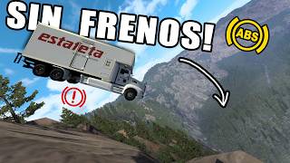 Camión TORTON Cae al ABISMO Descendiendo la Sierra Kenworth T660 Estafeta American Truck Simulator [upl. by Letizia]