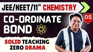 Coordinate Bond  Class 11 Chemistry Chapter 5  JEE 2025 Chemistry  Er Haider sir [upl. by Faulkner]