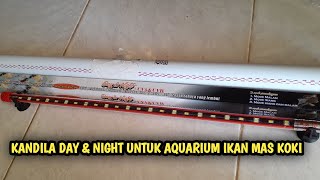 review lampu celup kandila day and night 3 mode untuk aquarium ikan mas koki [upl. by Cynde]