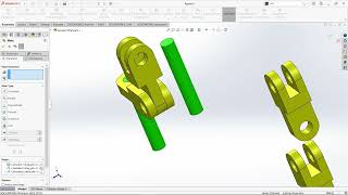 CSWA Sample Exam  Assembly Modeling  Q02 [upl. by Crooks318]