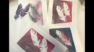 Gelli Plate Printing Using Textures  SampS Wholesale Pty Ltd [upl. by Nahs]