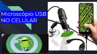 Como conectar Microscópio usb no celular  apk microscópio [upl. by Oguh741]