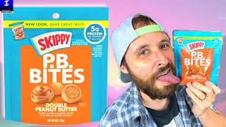 History of Skippy PB Bites and Review  Double Peanut Butter Flavor [upl. by Hutchings]