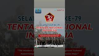 Ucapan HUT ke 79 TNI [upl. by Llennor861]