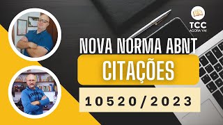 NOVA REGRA DE CITAÇÕES  NBR 105202023 😱 [upl. by Faxan]