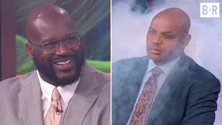 Shaq Hits Chuck With a Smoke Machine  Inside the NBA [upl. by Schweiker786]