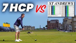 What can a 7 hcp score around OLD COURSE St Andrews [upl. by Jeramey]